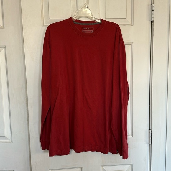 Eddie Bauer Red Long Sleeve XLT Mens - Picture 1 of 4
